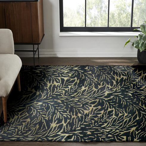 Taupe Silver Verdure